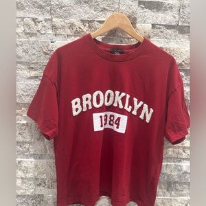 Forever 21 Vibrant Red Tee size M